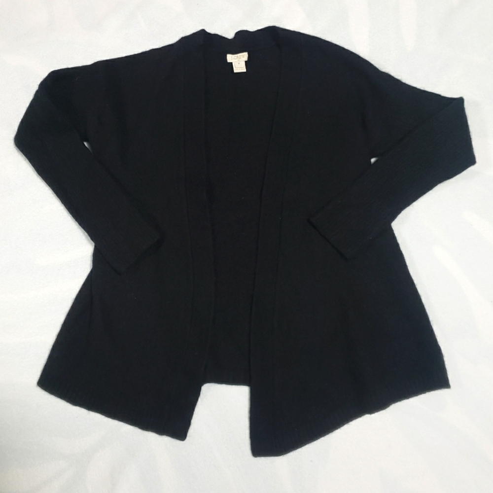 J Crew Black Cardigan